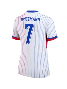 Frankreich Antoine Griezmann #7 Auswärtstrikot für Frauen EM 2024 Kurzarm